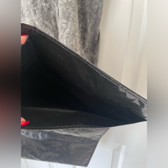 Alexander Wang Unisex Acid Washed Tee with Embroidered Logo in Acid Black - Picture 12 of 12